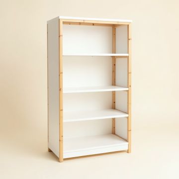 Clay Dale Freestanding Bookcase - White (synthetic illustration; no displayed measurements)