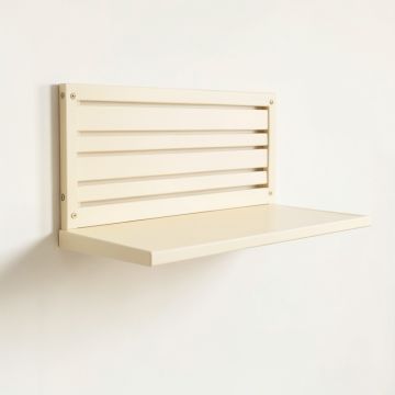 Rowan Bluff Wall-Mounted Entryway Organizer Shelf - Cream (synthetic illustration; no displayed measurements)