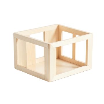 Sage Branch Empty Furniture-Style Pet Crate - Ivory