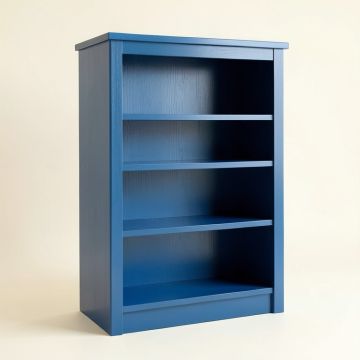 Cedar Bluff Freestanding Bookcase - Blue (synthetic illustration; no displayed measurements)