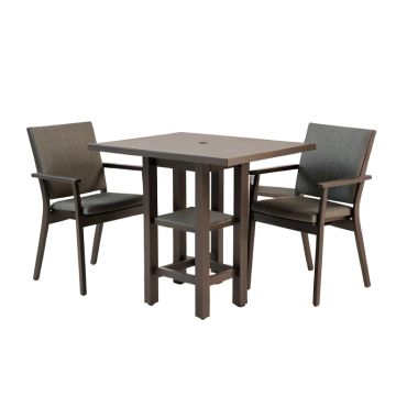 Lucien 3 Piece Bar Height Dining Set