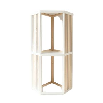 River Arc Narrow Cubby Tower - White