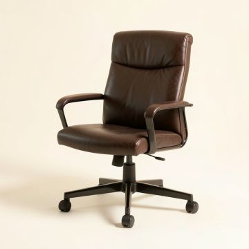 Aracele Ergonomic Executive Leather Office Chair (synthetic illustration; no displayed measurements)