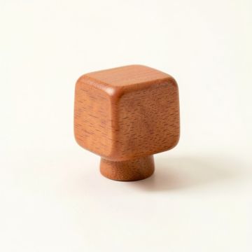 Wren Bend Cabinet Knob Without Packaging - Terracotta (synthetic illustration; no displayed measurements)