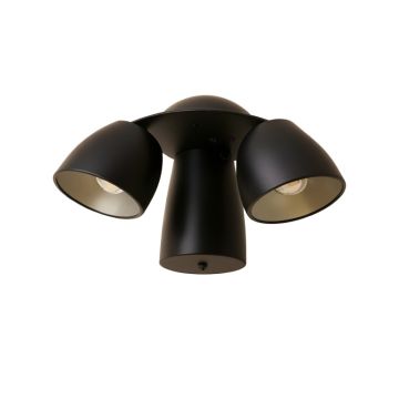 Gallego 3-Light Dimmable Black Vanity Light