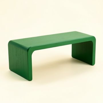 Alder Field Indoor Bench - Green (synthetic illustration; no displayed measurements)