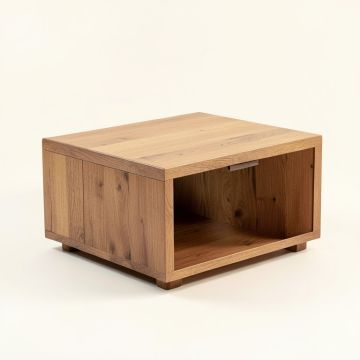 Athena Solid Wood Coffee Table With Storage (synthetic illustration; no displayed measurements)