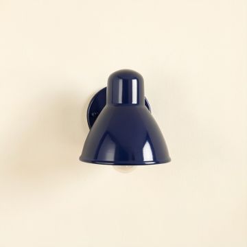 Stone Crossing Wall Sconce Mounted On A Plain Wall - Navy (synthetic illustration; no displayed measurements)