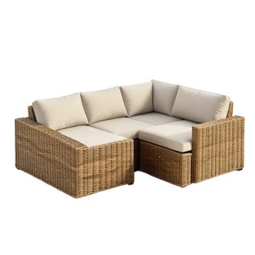 Dariela Patio Sectional With Cushions