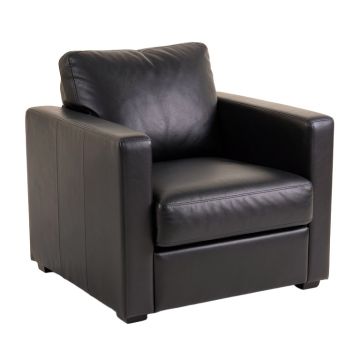 Stutes 64 '' Wide Faux Leather Square Arm Loveseat