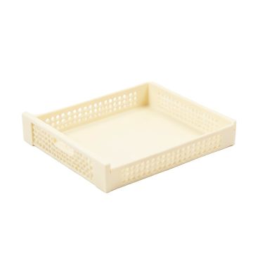 Glen Crest Empty Under-Desk Cable Tray - Cream (synthetic illustration; no displayed measurements)