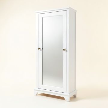 Farrier Over The Door Jewelry Armoire With Mirror (synthetic illustration; no displayed measurements)