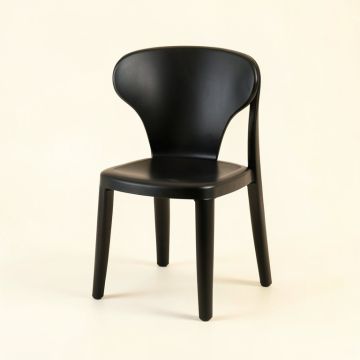 Harbor Bluff Small Chair - Black (synthetic illustration; no displayed measurements)