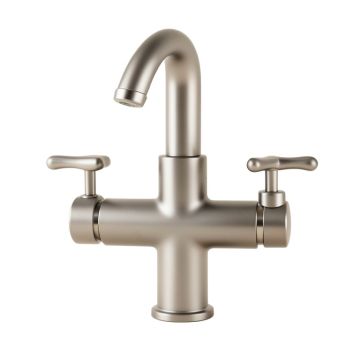 Two-Handle Widespread Bathroom Faucet With Drain Assembly