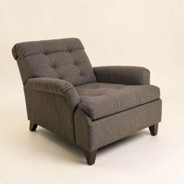 Tufted Two Arm Chaise Lounge (synthetic illustration; no displayed measurements)