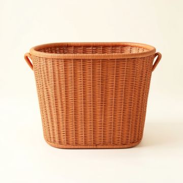 Willow Brook Laundry Hamper - Terracotta (synthetic illustration; no displayed measurements)
