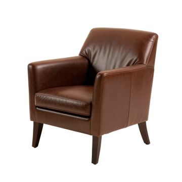 Caitriona Leather Upholstered Dining Chair (synthetic illustration; no displayed measurements)