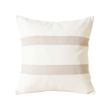Reed Bend Filled Accent Pillow - White