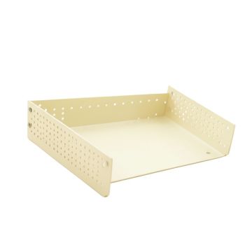 Rowan Field Empty Under-Desk Cable Tray - Ivory (synthetic illustration; no displayed measurements)