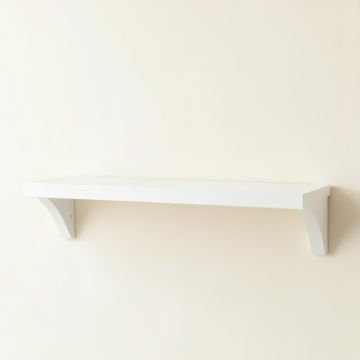 Brook Arc Wall-Mounted Shelf (synthetic illustration; no displayed measurements)