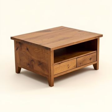 Mabon Solid Wood Coffee Table With Storage (synthetic illustration; no displayed measurements)