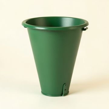 Reed Canyon Empty Railing Planter With Integral Brackets - Green (synthetic illustration; no displayed measurements)