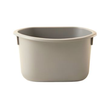 Summit Bend Empty Railing Planter With Integral Brackets - Gray