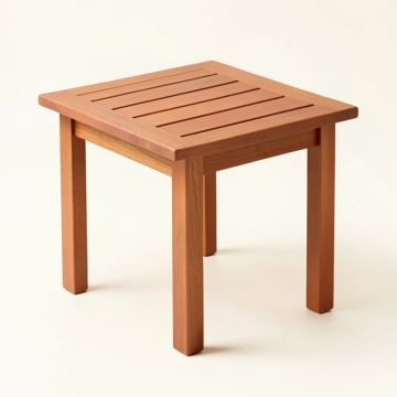 Hazel Dale Compact Balcony Table - Terracotta (synthetic illustration; no displayed measurements)