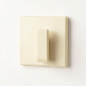 Reed Branch Wall-Mounted Robe Hook - Cream (synthetic illustration; no displayed measurements)