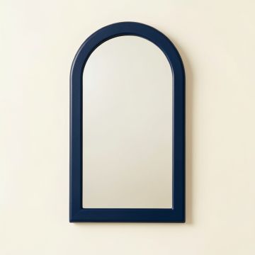 Olive Arc Framed Wall Mirror - Navy (synthetic illustration; no displayed measurements)