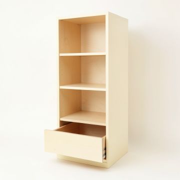 Sage Dale Narrow Cubby Tower - Cream (synthetic illustration; no displayed measurements)