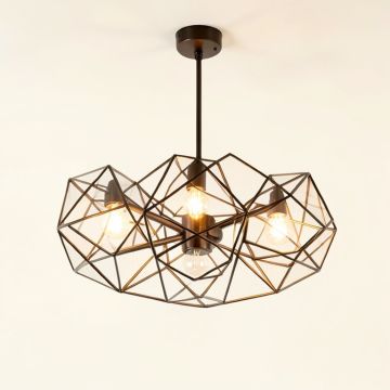 Iain 6-Light Unique / Statement Geometric Chandelier (synthetic illustration; no displayed measurements)
