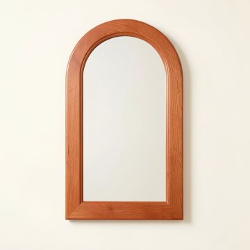 Clay Crest Framed Wall Mirror - Terracotta (synthetic illustration; no displayed measurements)
