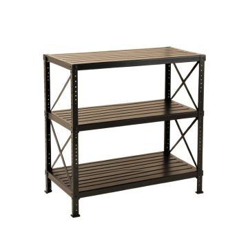 Sage Bluff Empty Seed-Starting Shelving Unit Without Lights - Black