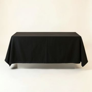 Aspen Crest Flat Bed Sheet - Black (synthetic illustration; no displayed measurements)