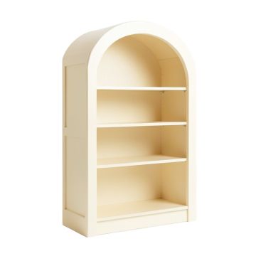 Olive Brook Freestanding Bookcase - Cream