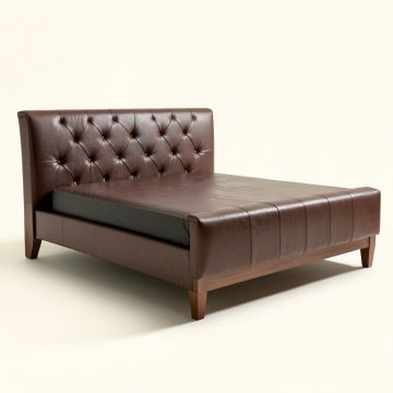 Berken Queen Tufted Upholstered Low Profile Standard Bed (synthetic illustration; no displayed measurements)