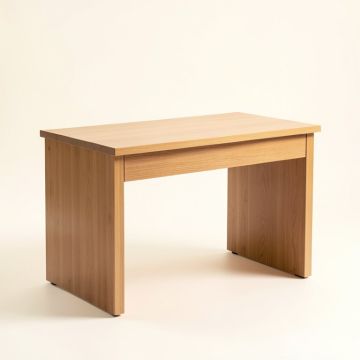 Solid Wood Writing Desk (synthetic illustration; no displayed measurements)