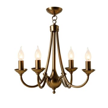 Liebert Candle Style Wagon Wheel Chandelier