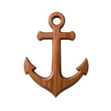 Nautical Wood Anchor Wall Décor