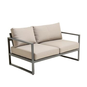 Joule Outdoor Aluminum Patio Sofa With Cushions