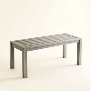 Aspen Crest Indoor Bench - Gray (synthetic illustration; no displayed measurements)