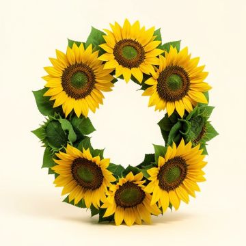 Sunflower (synthetic illustration; no displayed measurements)