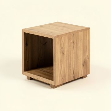 Marleigh Solid Wood End Table With Storage (synthetic illustration; no displayed measurements)