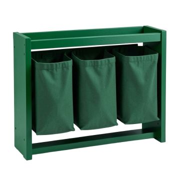 River Dale Laundry Sorting Station With Plain Removable Bags - Green