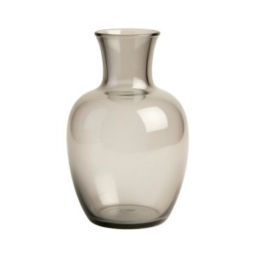 Sage Arc Empty Decorative Vase - Gray
