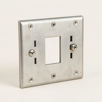 Hand Hammered 3-Gang Toggle Light Switch Wall Plate (synthetic illustration; no displayed measurements)