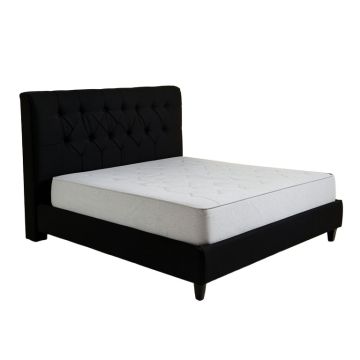 Aileen Tufted Upholstered Low Profile Platform Bed