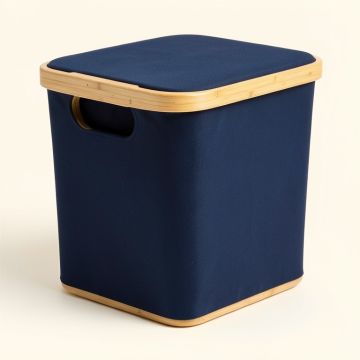 Reed Canyon Laundry Hamper - Navy (synthetic illustration; no displayed measurements)