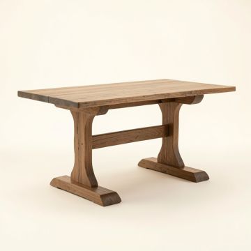 Brooksville 42 '' Trestle Dining Table (synthetic illustration; no displayed measurements)